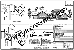 Custom Home Plan - Cover Sheet