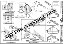 Custom House Plan - Upper Floor Framing Plan Sheet