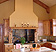 Simple kitchen with vaulted ceilings and grand range hood