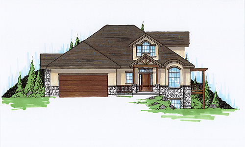Two Story Home Plan Design